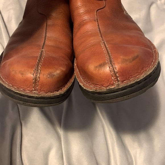 Clarks mens slip on leather clog euro style brown size 12 active air renfaire main image 5